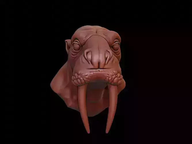 Walrus Animal Bust