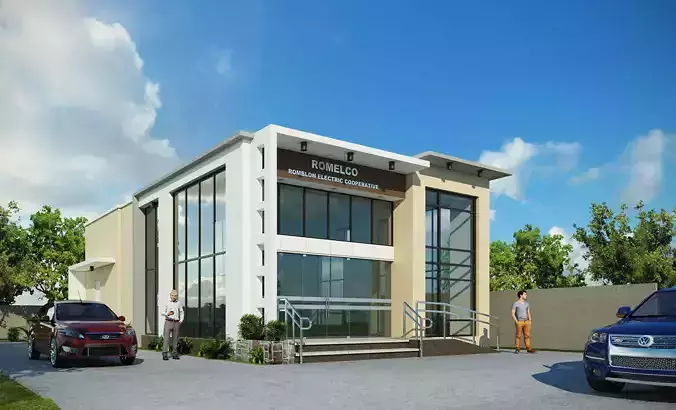 ONE STOREY OFFICE BUILDING WITH MEZZANINE