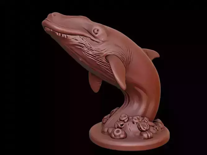 Whale Animal Bust