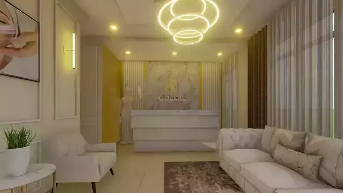 INTERIOR DESIGN FOR BEAUTY CLINIC