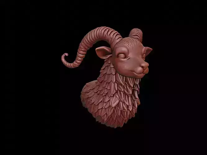 Ram Animal Bust