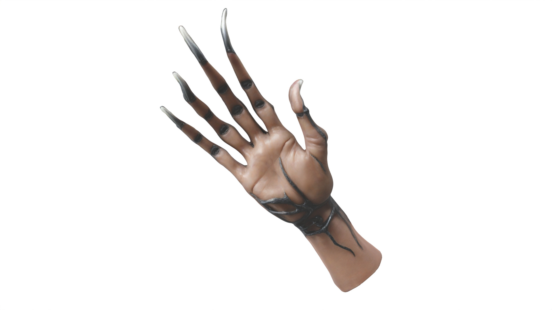 monster hand Low-poly 3D model_3