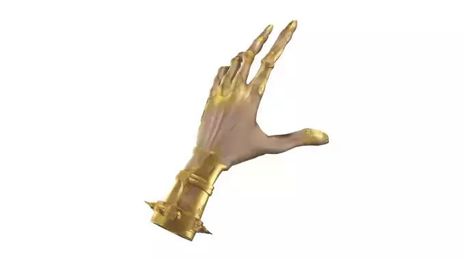 golden hand