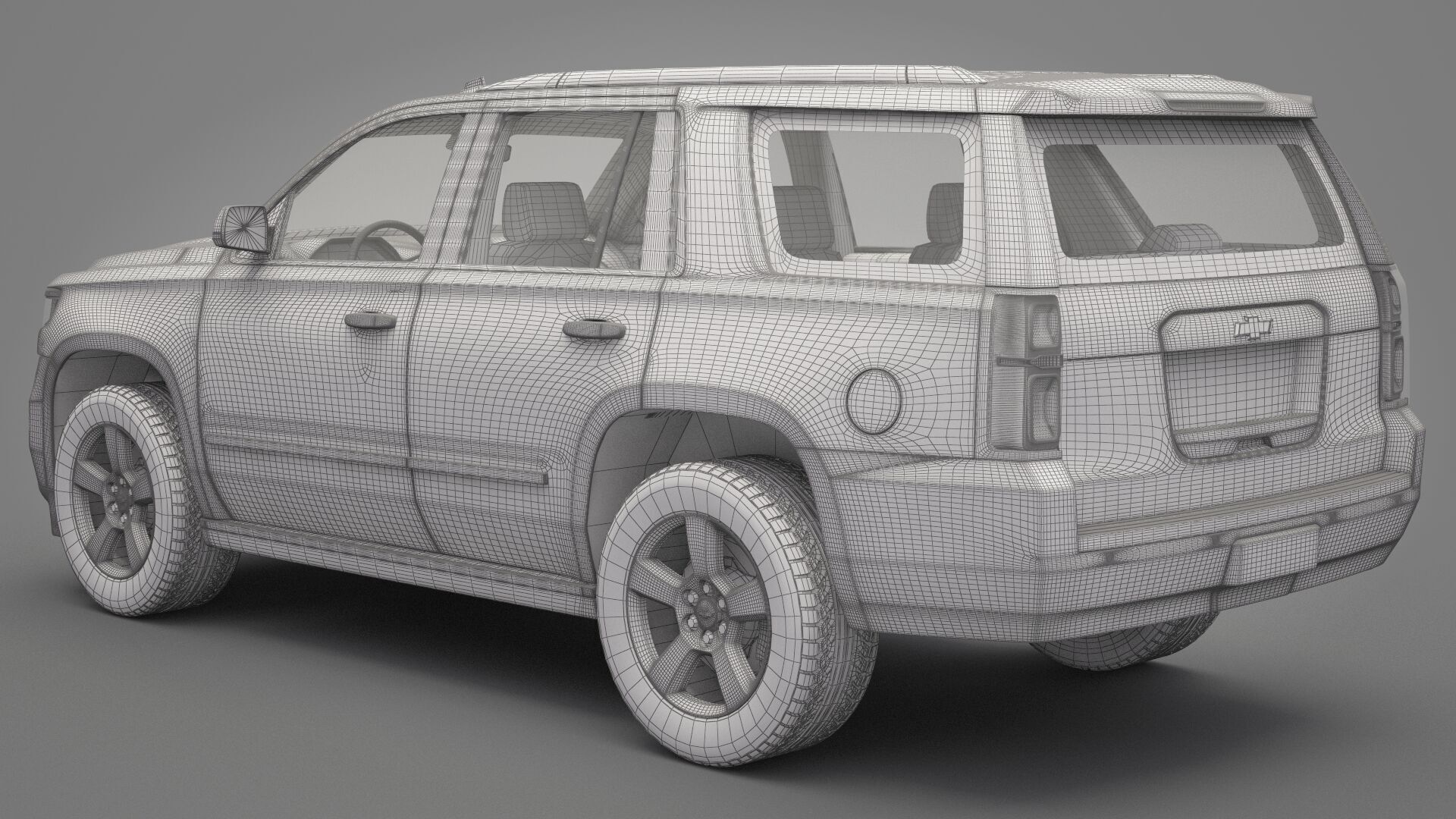 Generic Chevrolet SUV 3D model_21