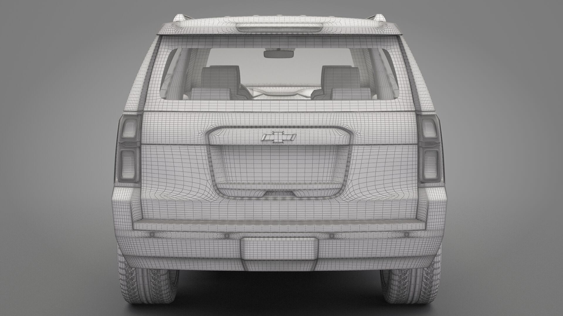 Generic Chevrolet SUV 3D model_23