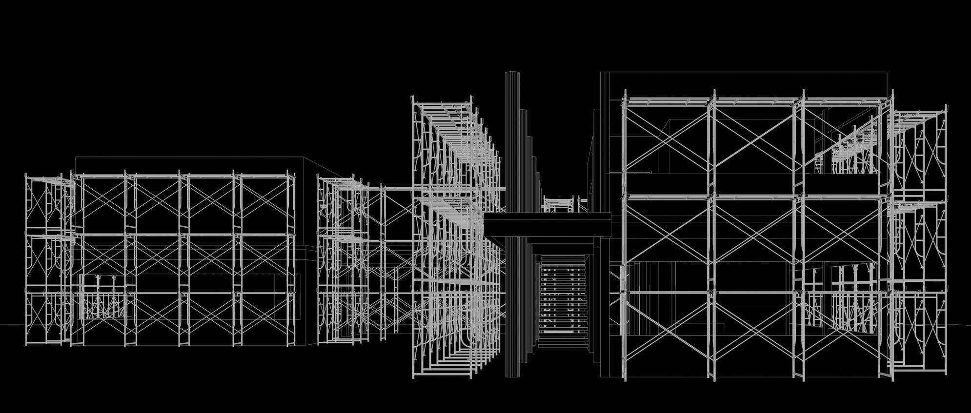 Building in construction scene 25-12 3D model_9