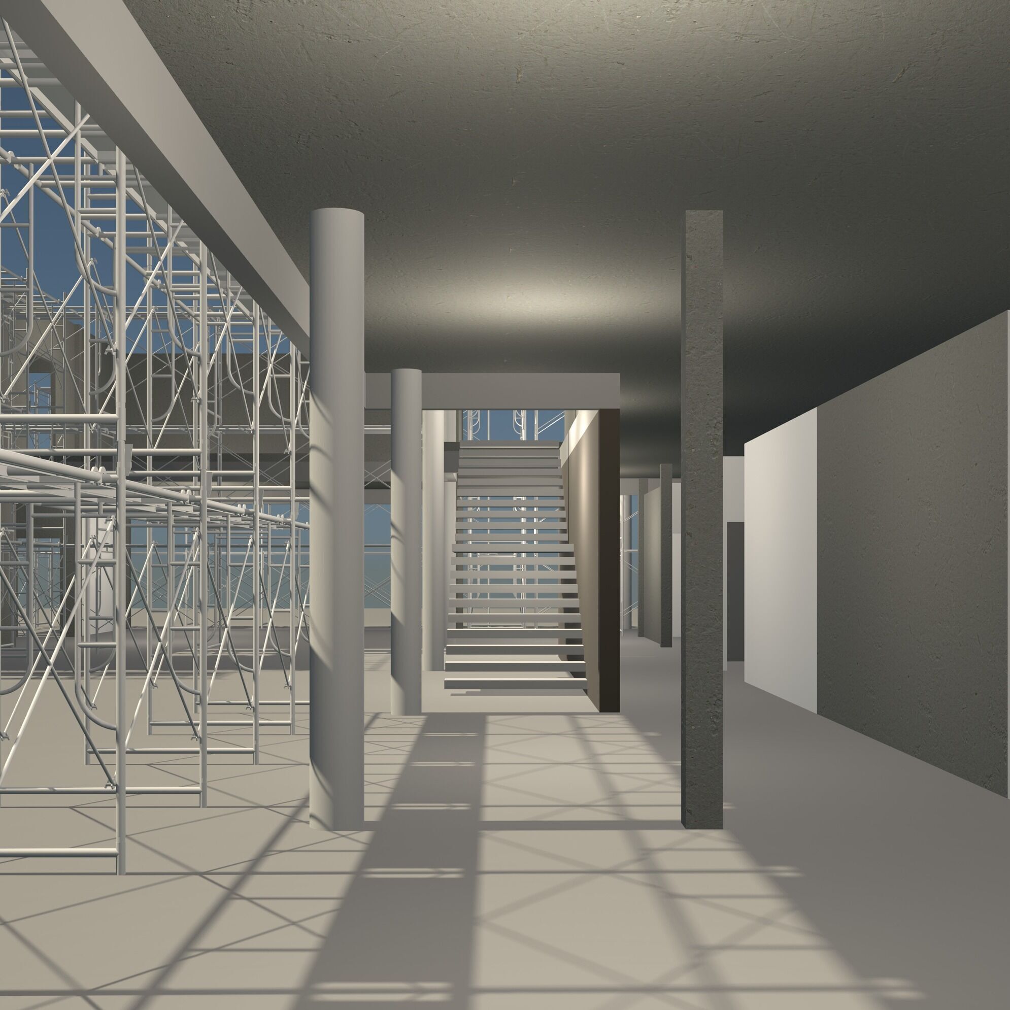 Building in construction scene 25-12 3D model_4