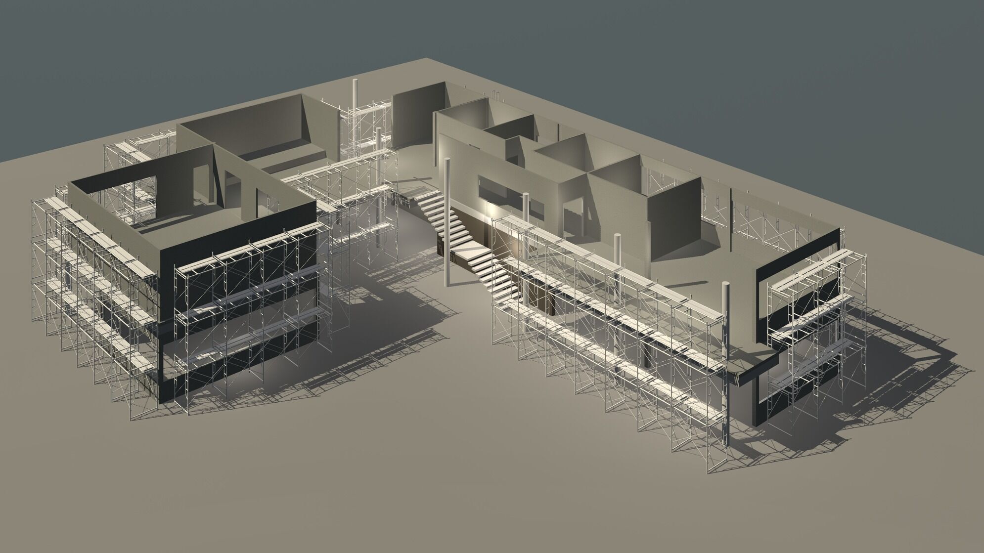 Building in construction scene 25-12 3D model_2