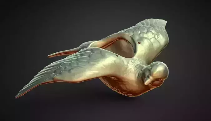 hanging dove planter decoration 