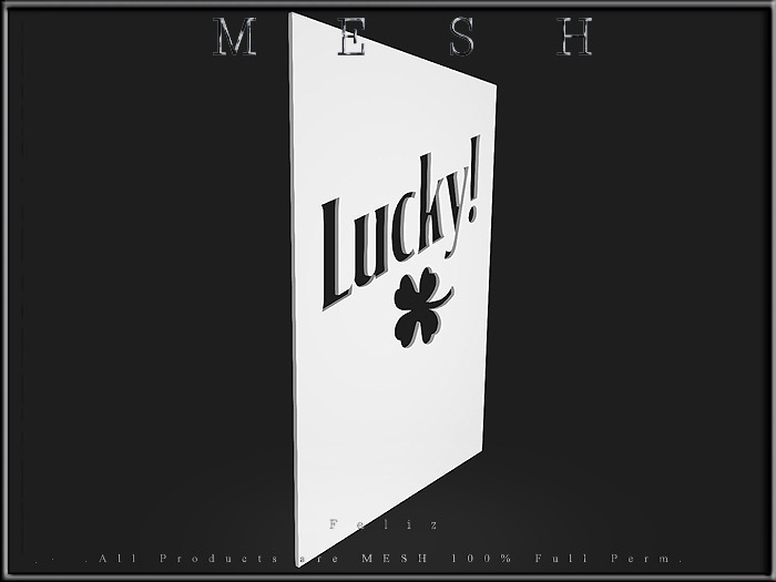 Lucky Card Low-poly 3D model_1