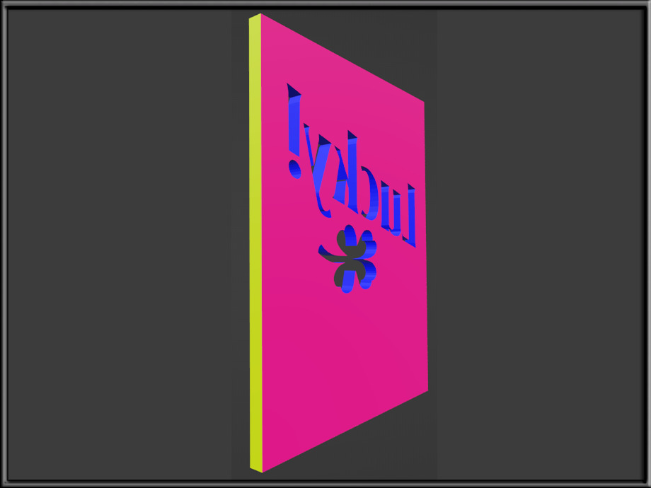 Lucky Card Low-poly 3D model_3