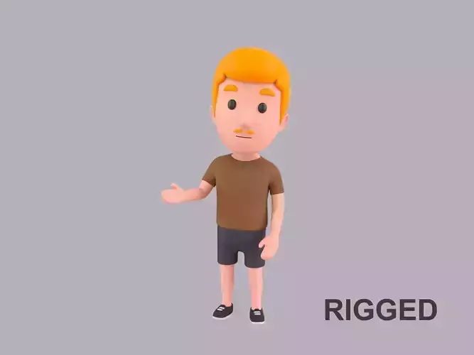  Cartoon Male Character Rigged 017
