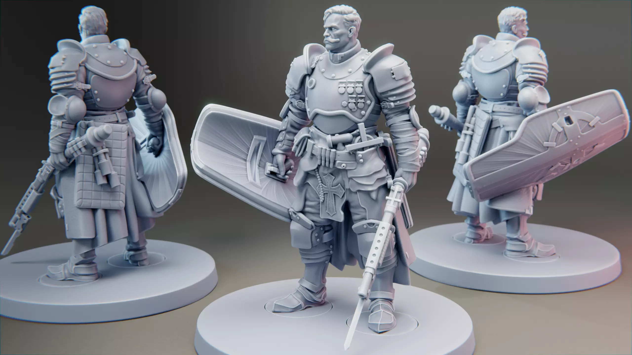 Augustus Von Mackensen - Zug 7 Warband - Lieutenant 3D print model_0