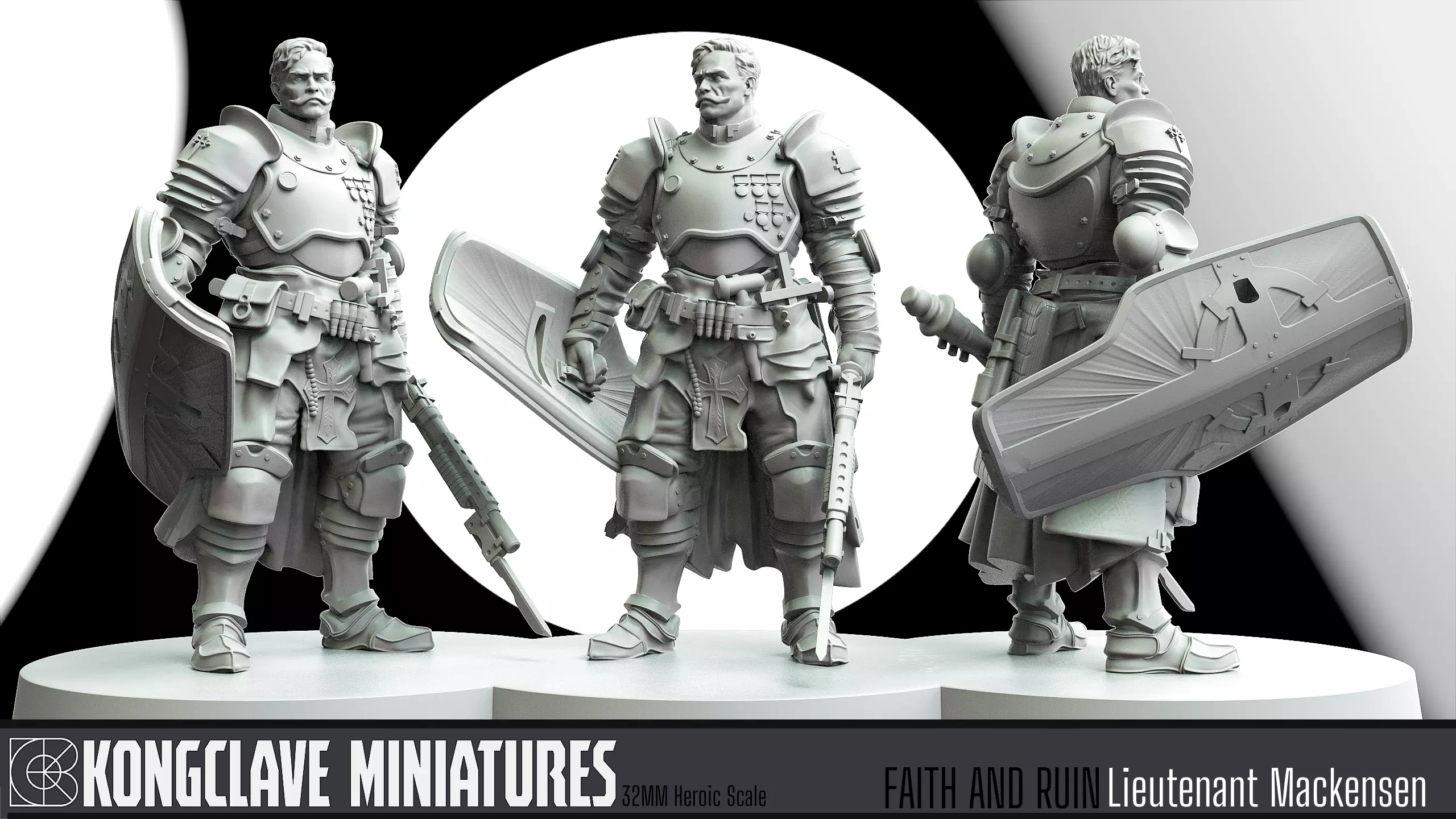 Augustus Von Mackensen - Zug 7 Warband - Lieutenant 3D print model_4