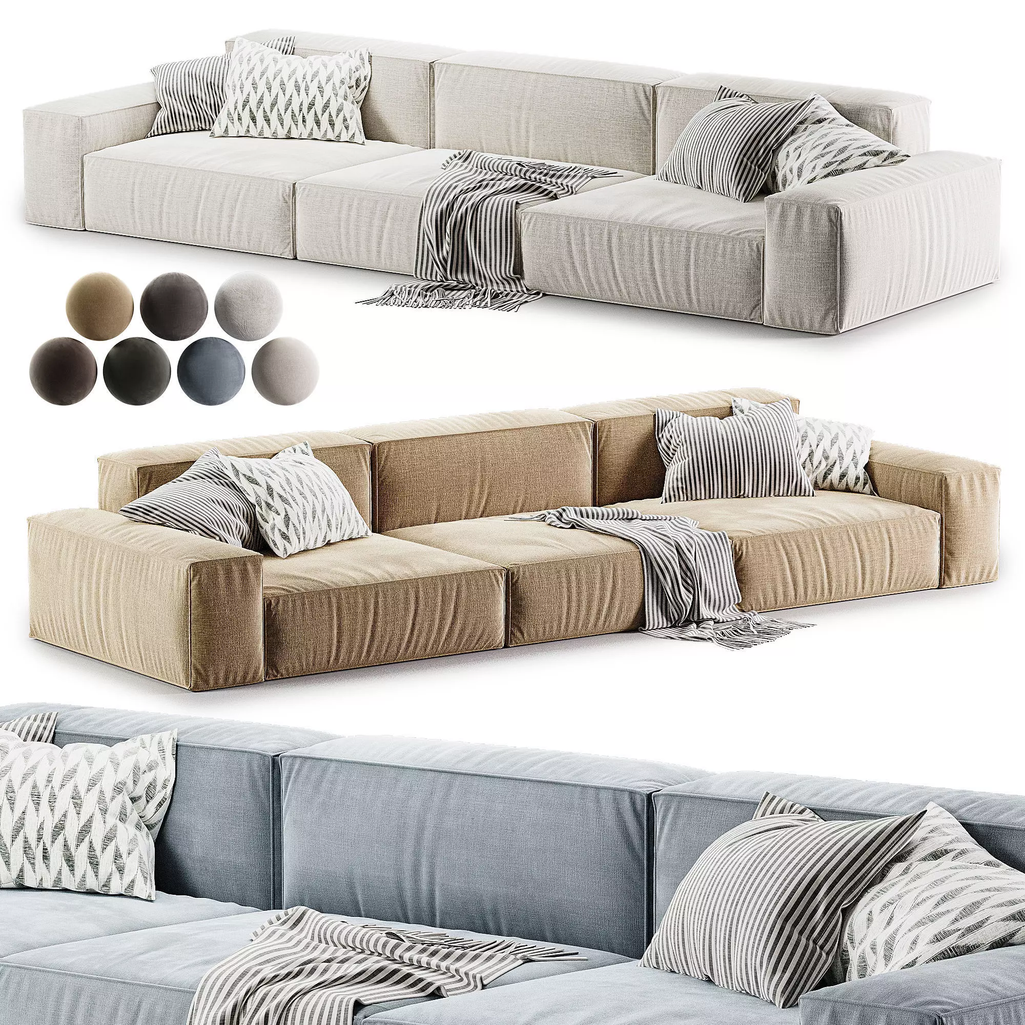 NeoWall sofa 3D model_0