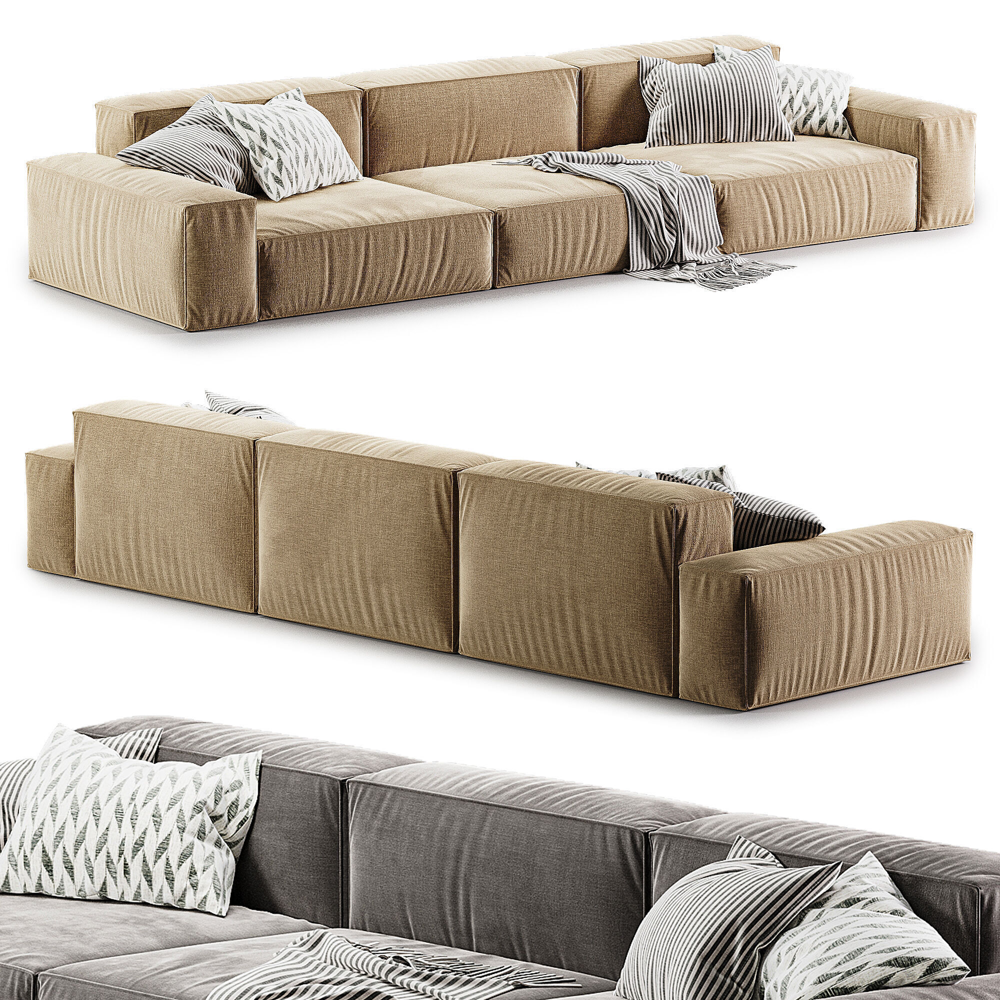 NeoWall sofa 3D model_4