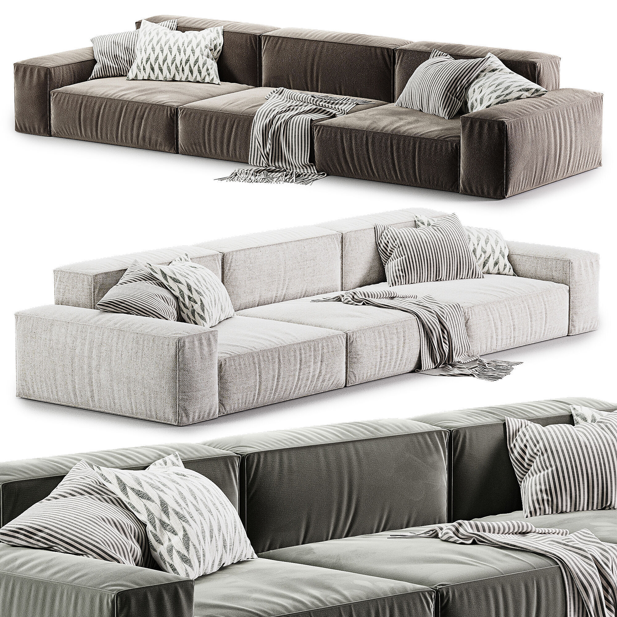 NeoWall sofa 3D model_2