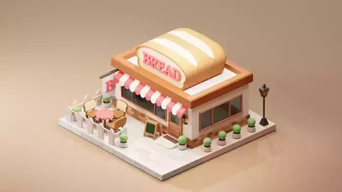 Bread Store - Isometric