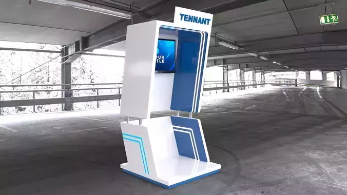 High-Quality 3D Booth Model
