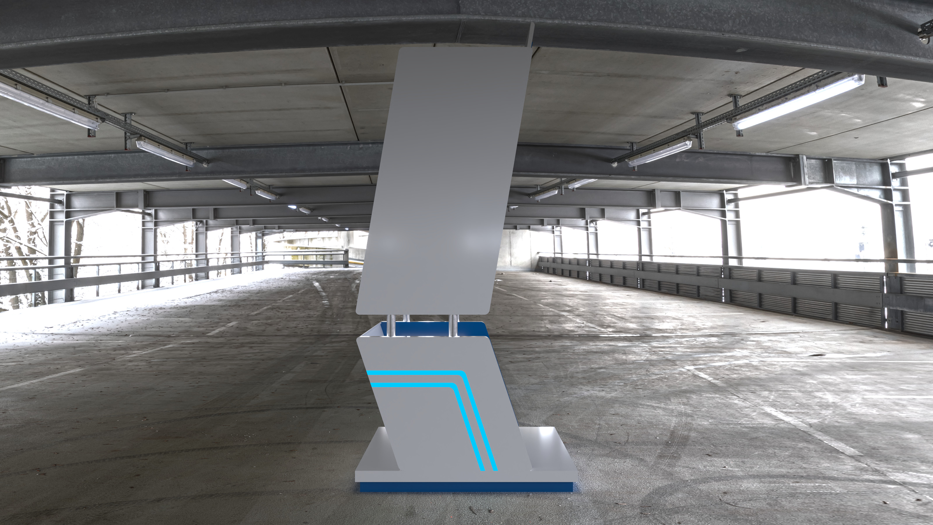 High-Quality 3D Booth Model 3D model_3