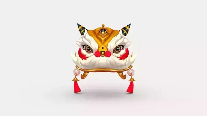 Stylish Lion Dance Head