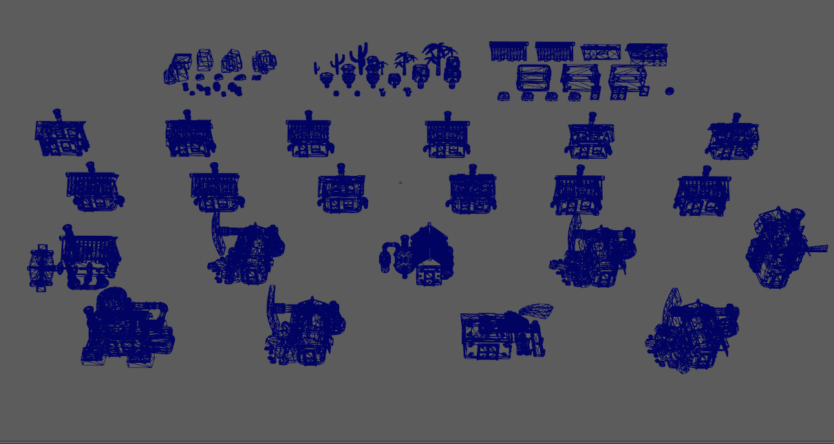 Stylish DIY Cottage Low-poly 3D model_4