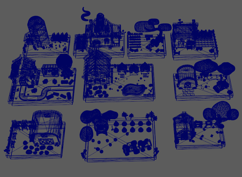 Stylish DIY Cottage Low-poly 3D model_3