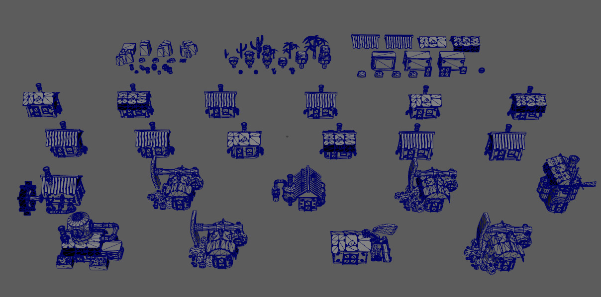 Stylish DIY Cottage Low-poly 3D model_5