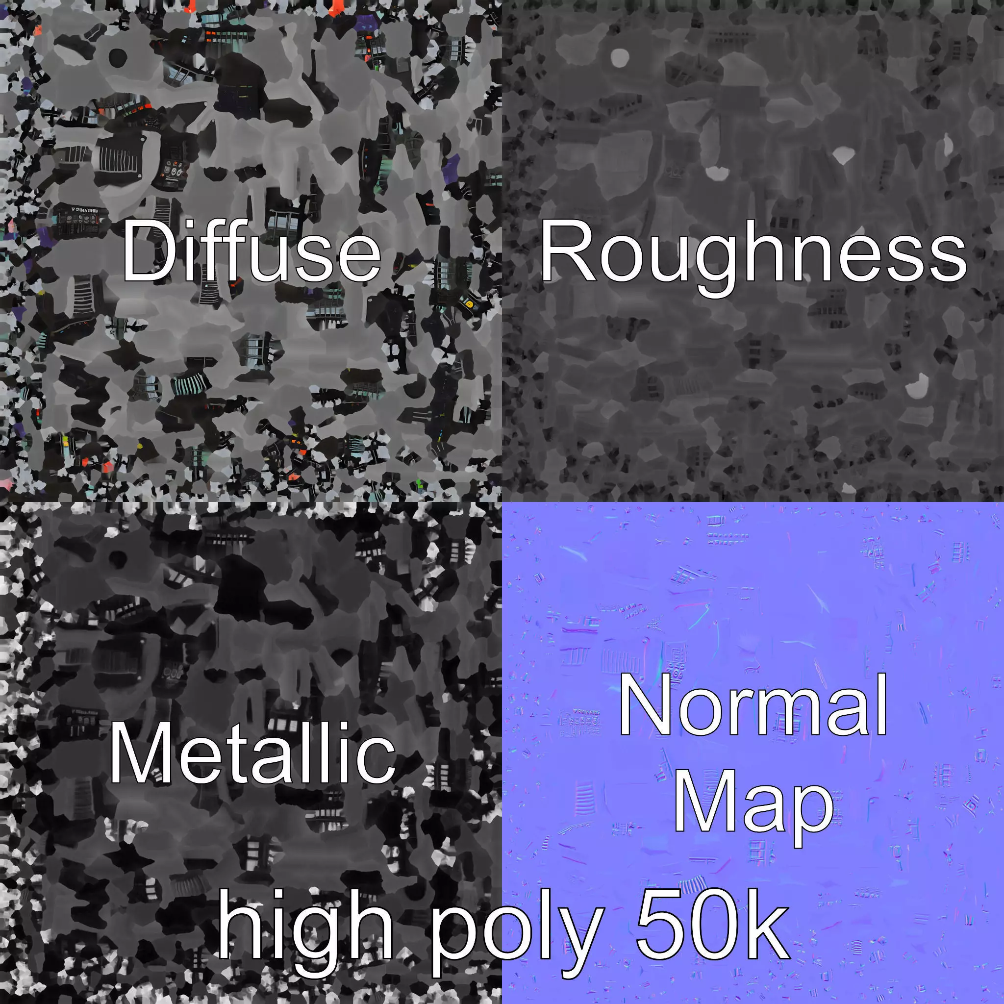 Professional Sound Console Audio Control model pack Low-poly 3D model_0