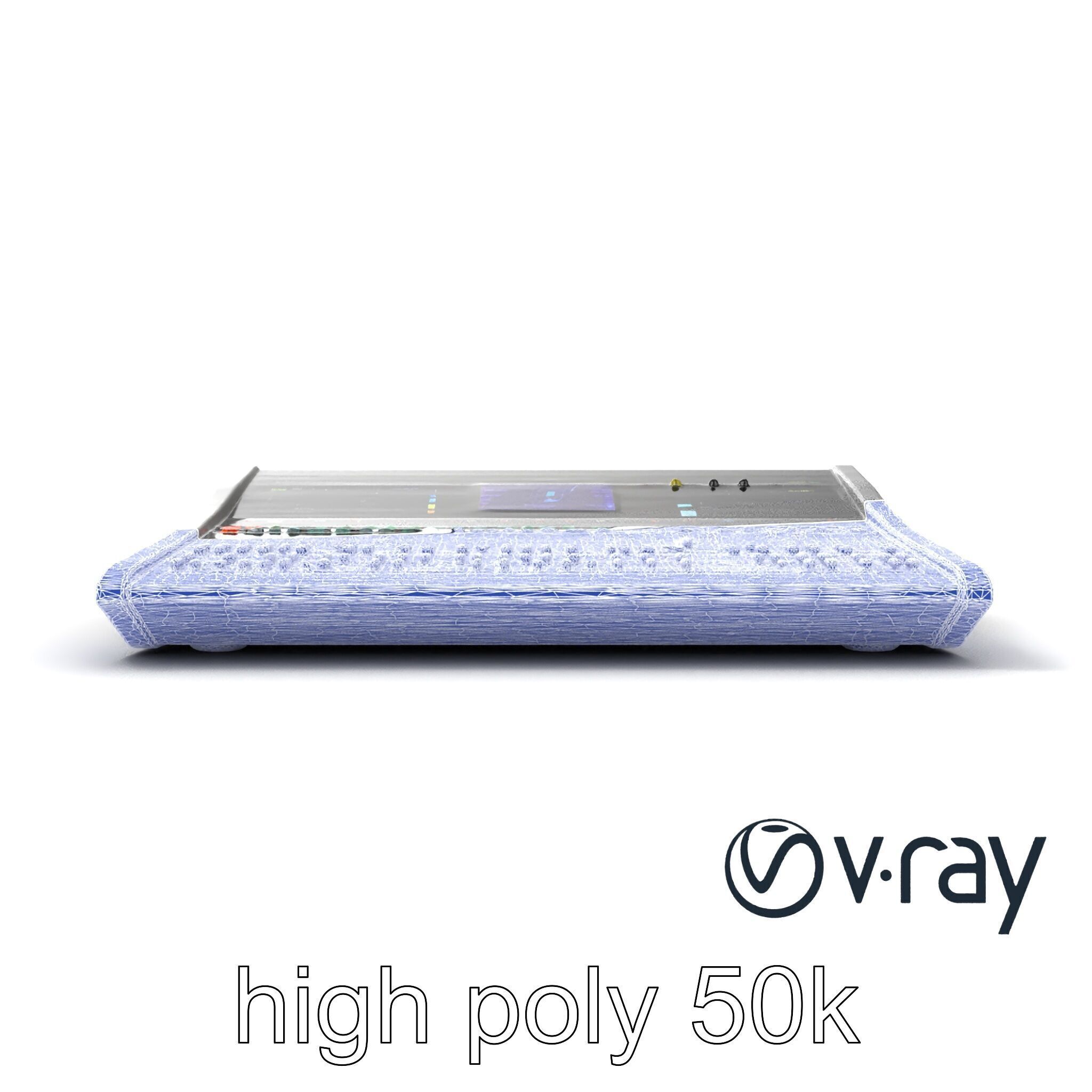 Professional Sound Console Audio Control model pack Low-poly 3D model_22