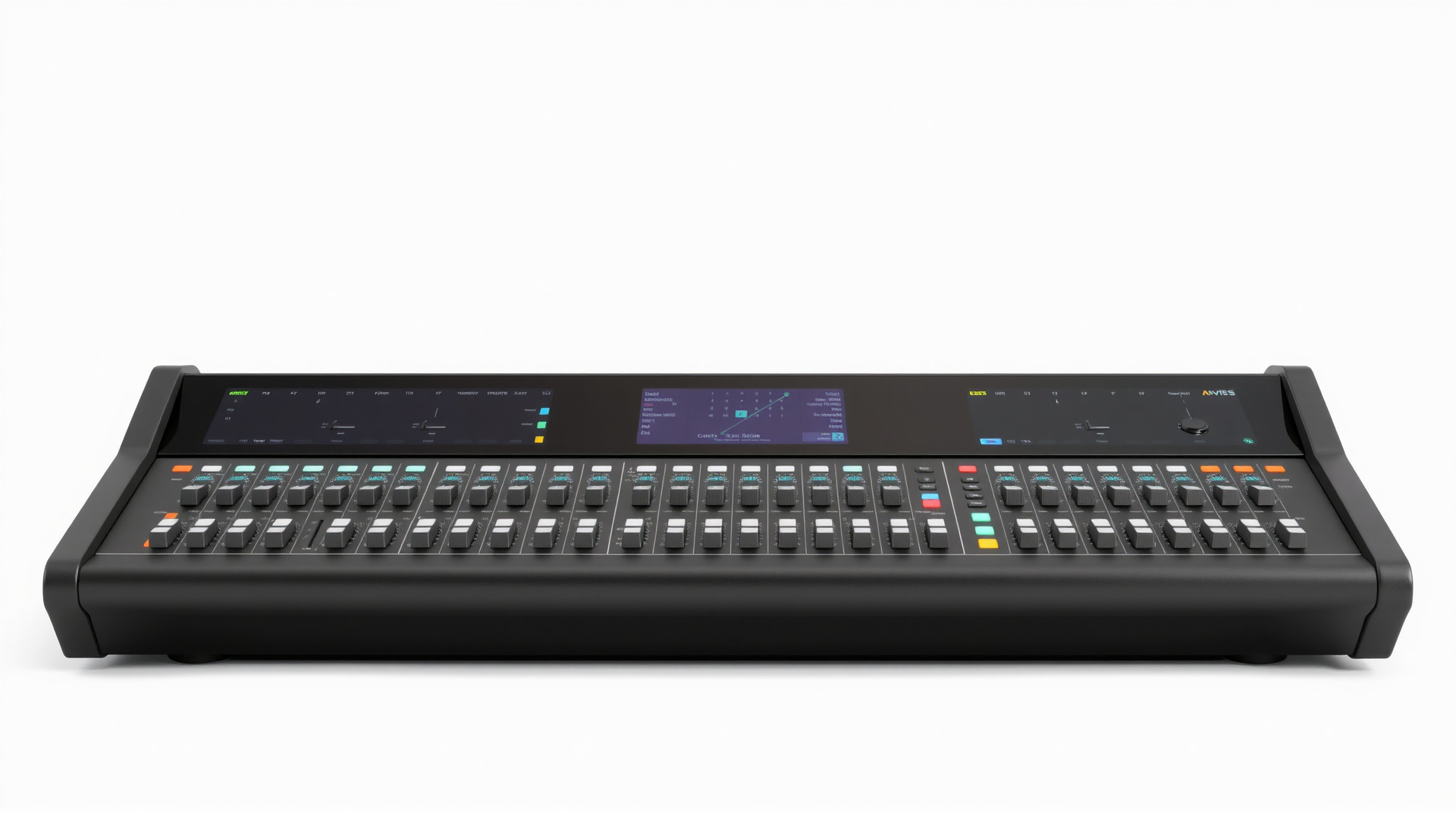 Professional Sound Console Audio Control model pack Low-poly 3D model_4