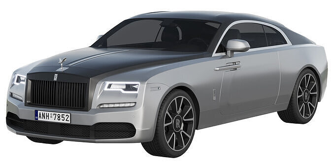 Wraith luxury coupe 3D model