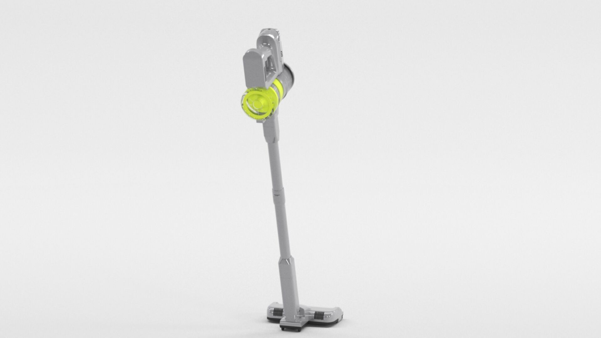 Kalado Steel vacuum cleaner Wireless Low-poly 3D model_4