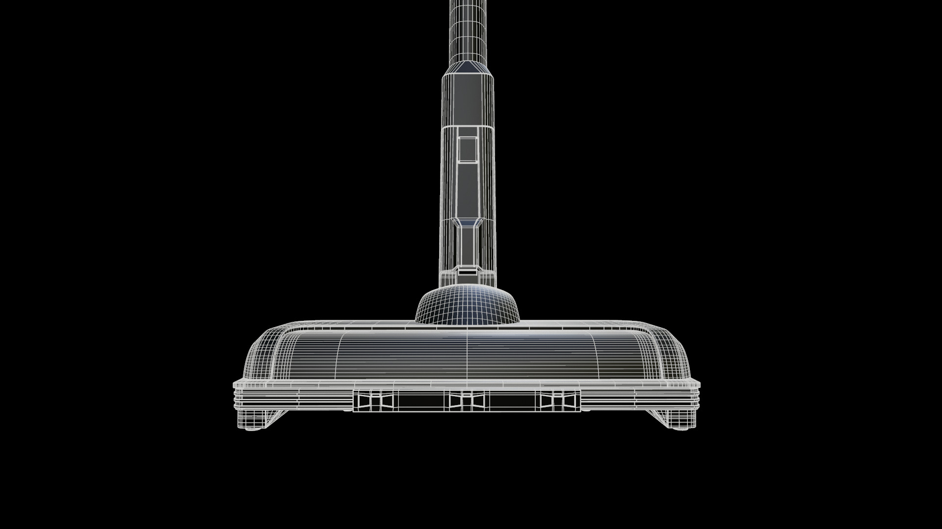 Kalado Steel vacuum cleaner Wireless Low-poly 3D model_11