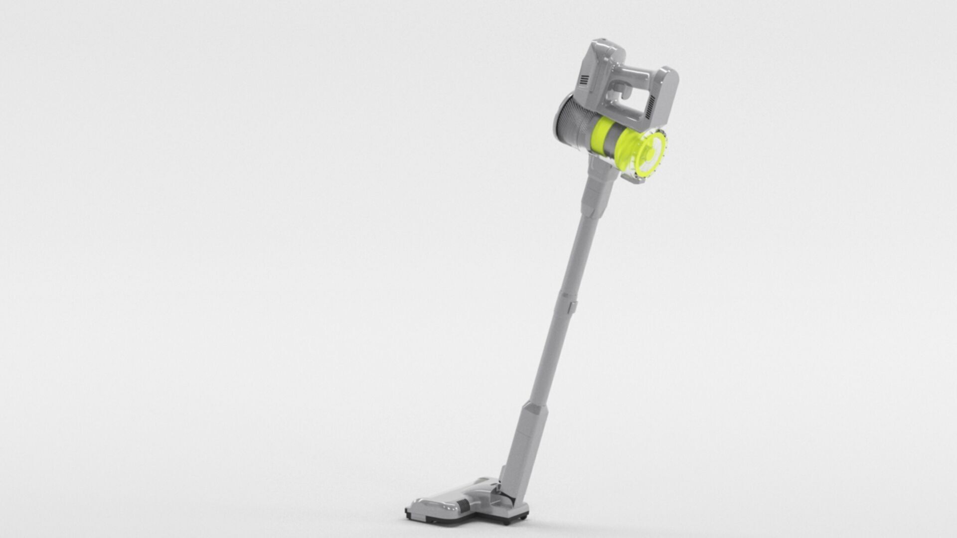 Kalado Steel vacuum cleaner Wireless Low-poly 3D model_5