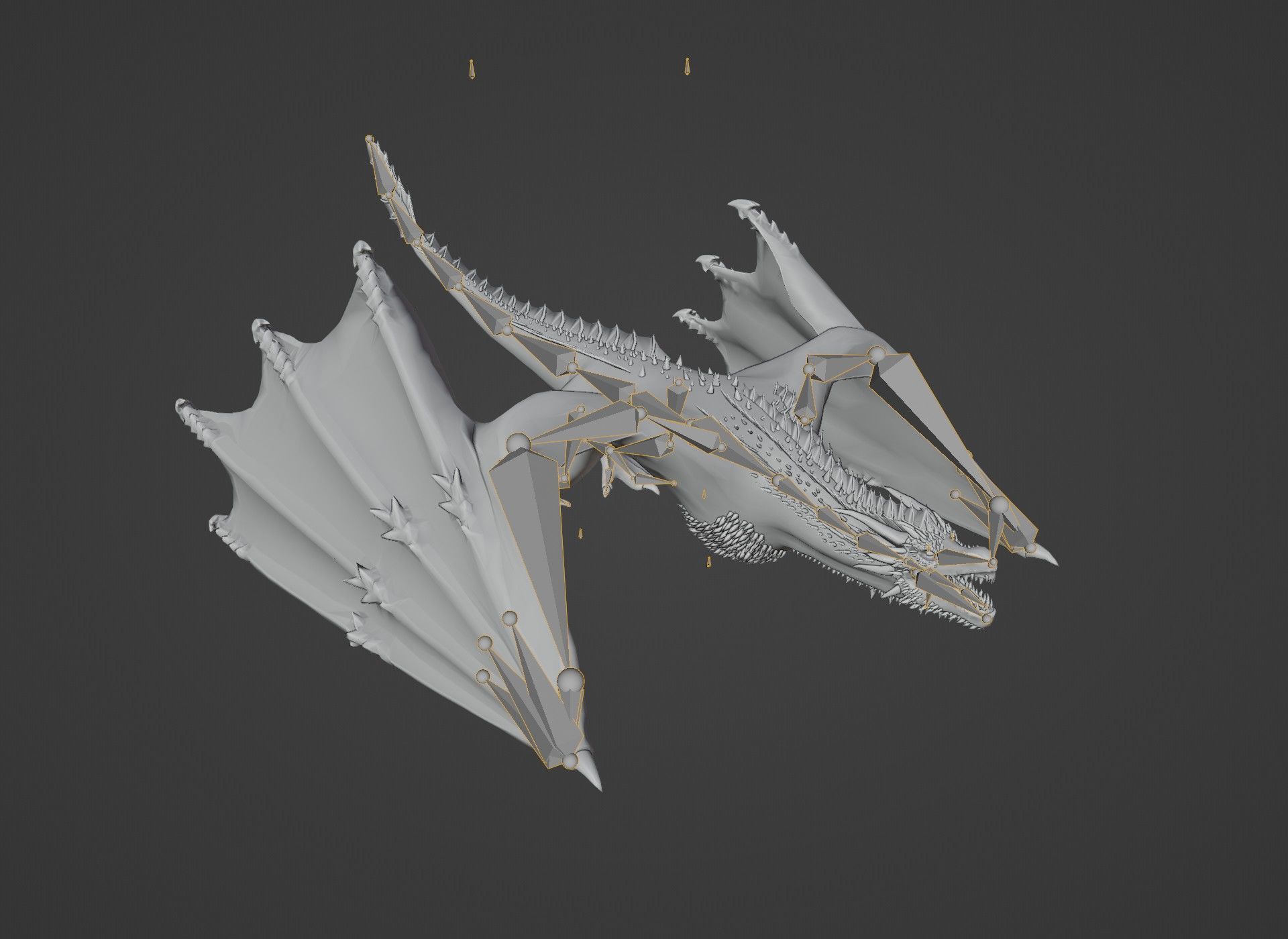 Realistic Animated Wyverns 3d Model Collection _55