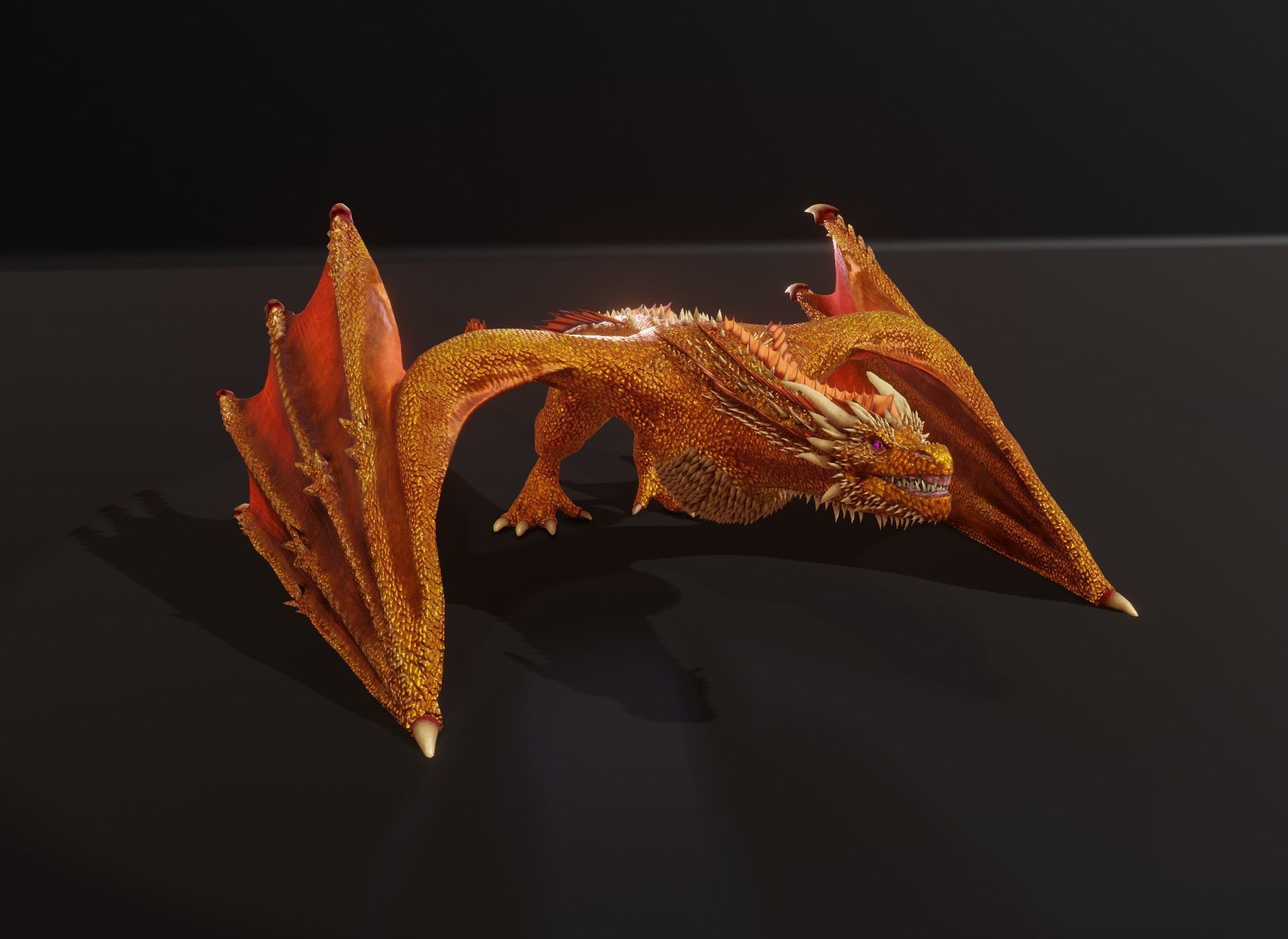 Realistic Animated Wyverns 3d Model Collection _50