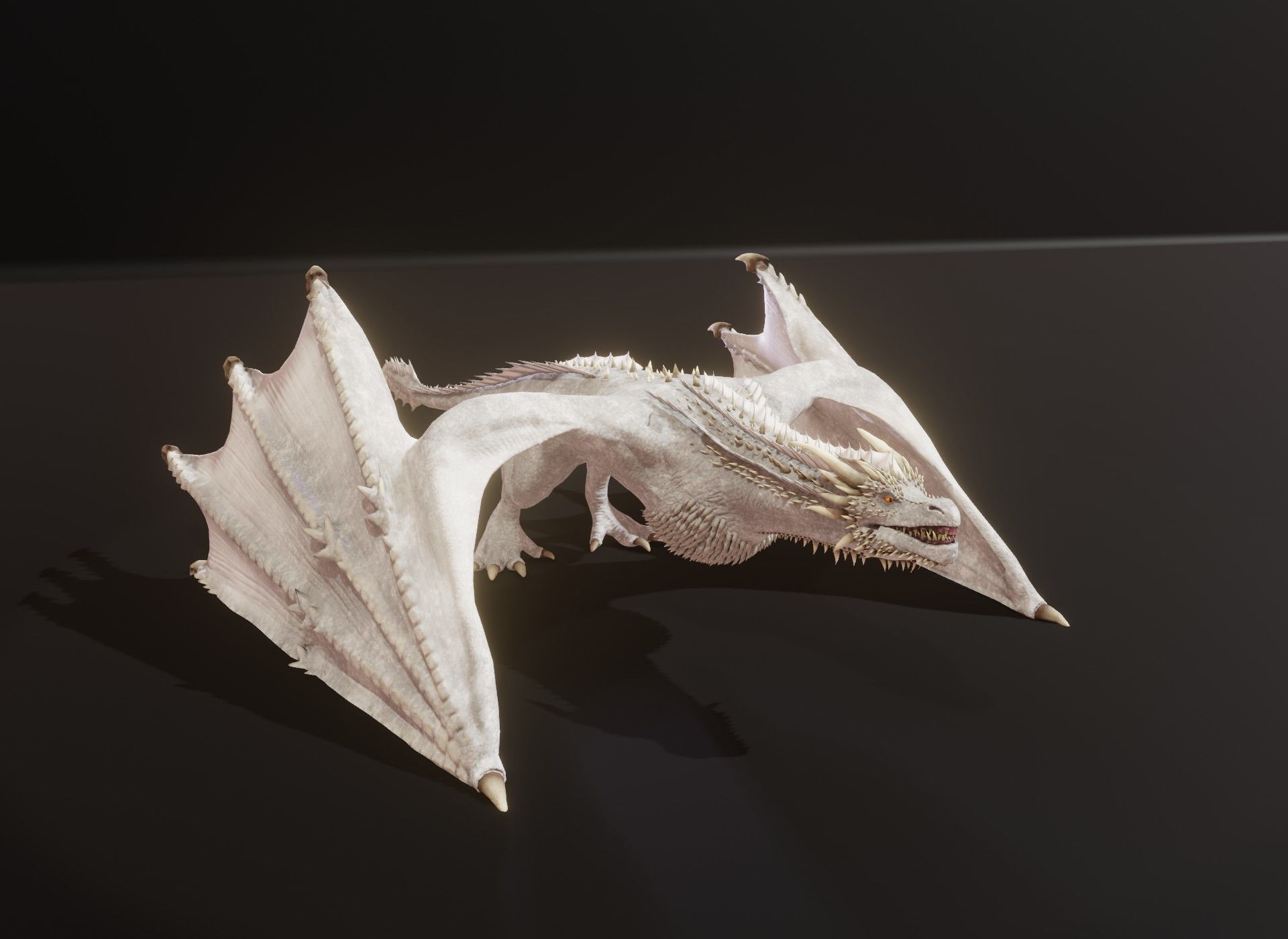 Realistic Animated Wyverns 3d Model Collection _46