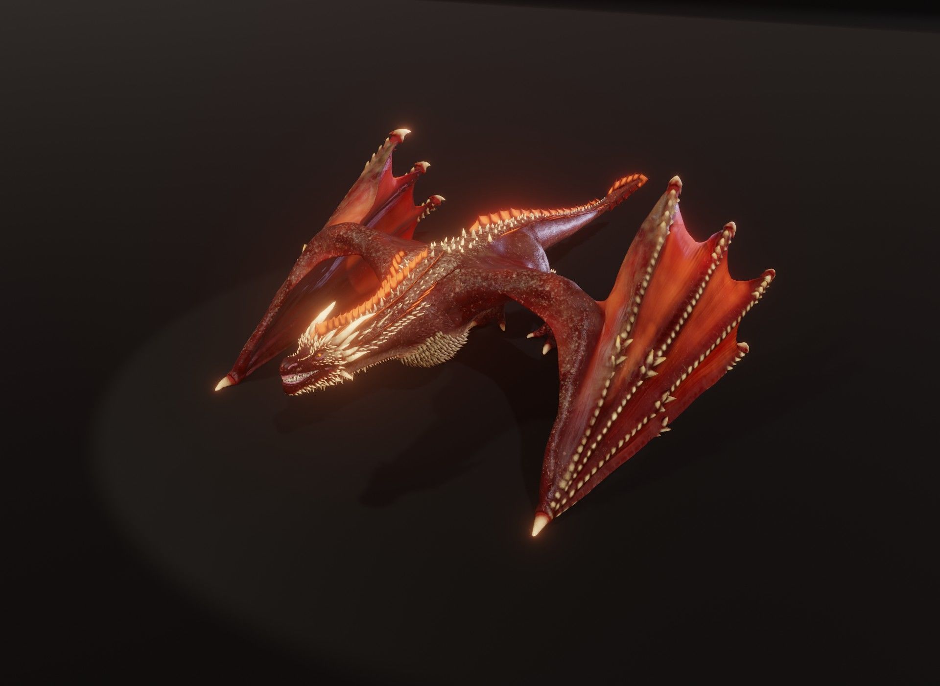 Realistic Animated Wyverns 3d Model Collection _39