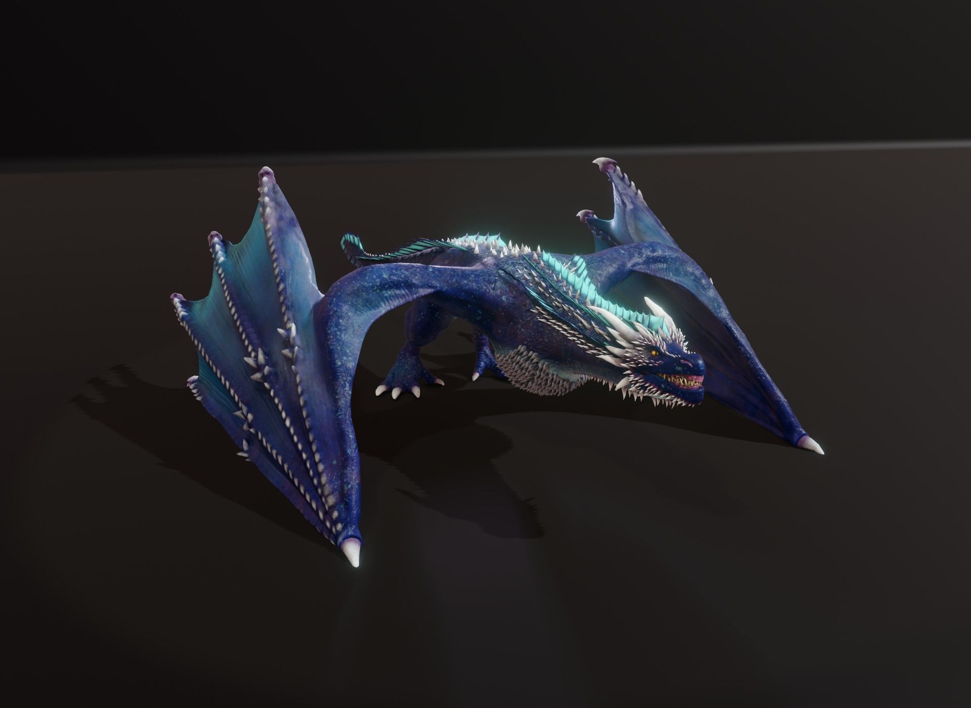 Realistic Animated Wyverns 3d Model Collection _42