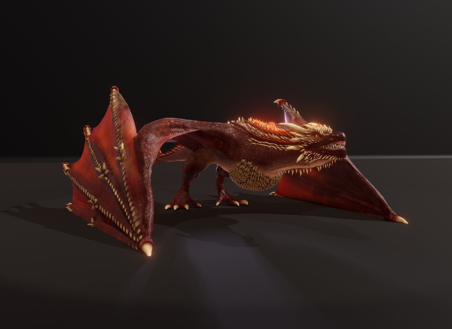 Realistic Animated Wyverns 3d Model Collection _41