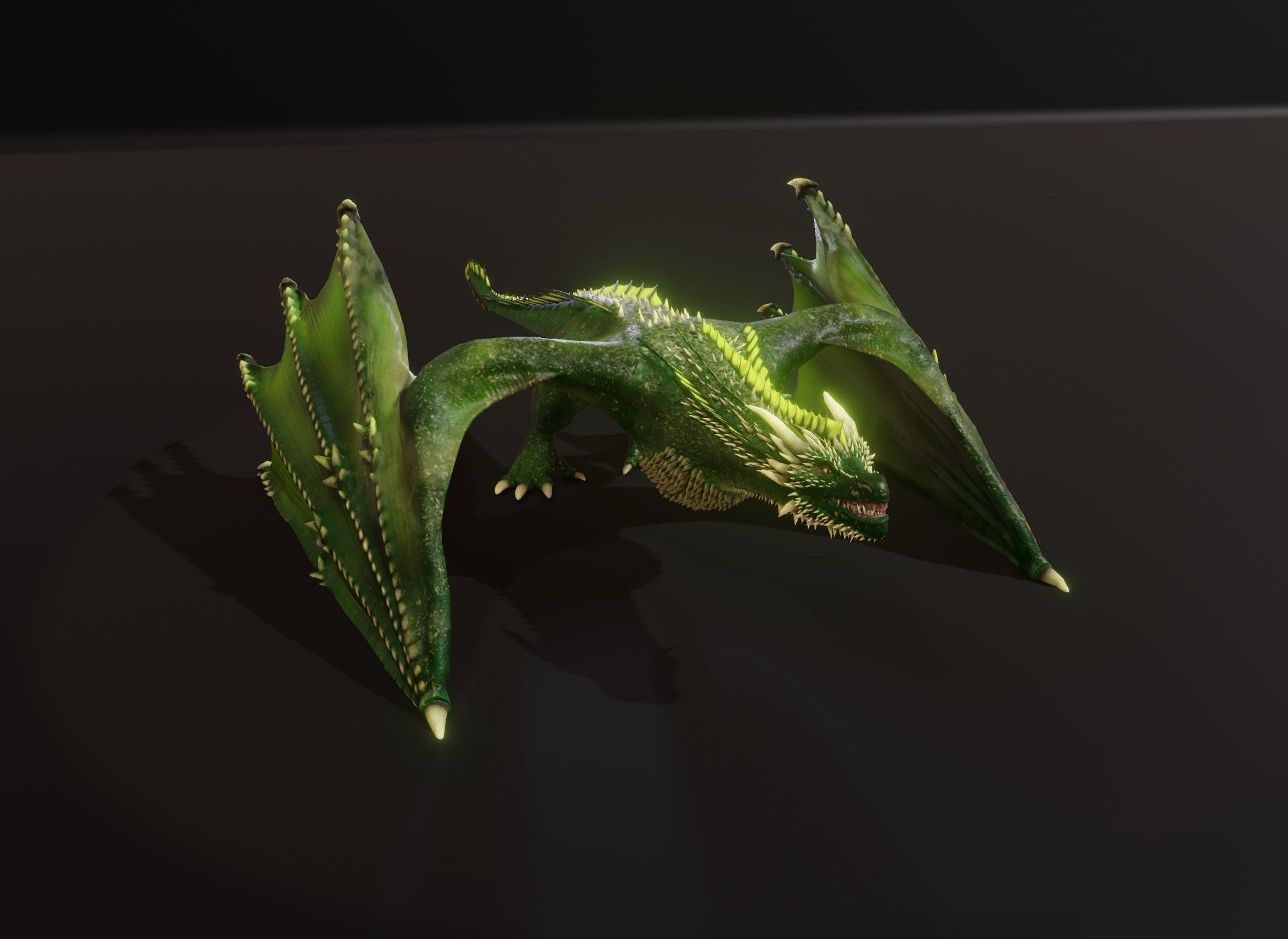 Realistic Animated Wyverns 3d Model Collection _34