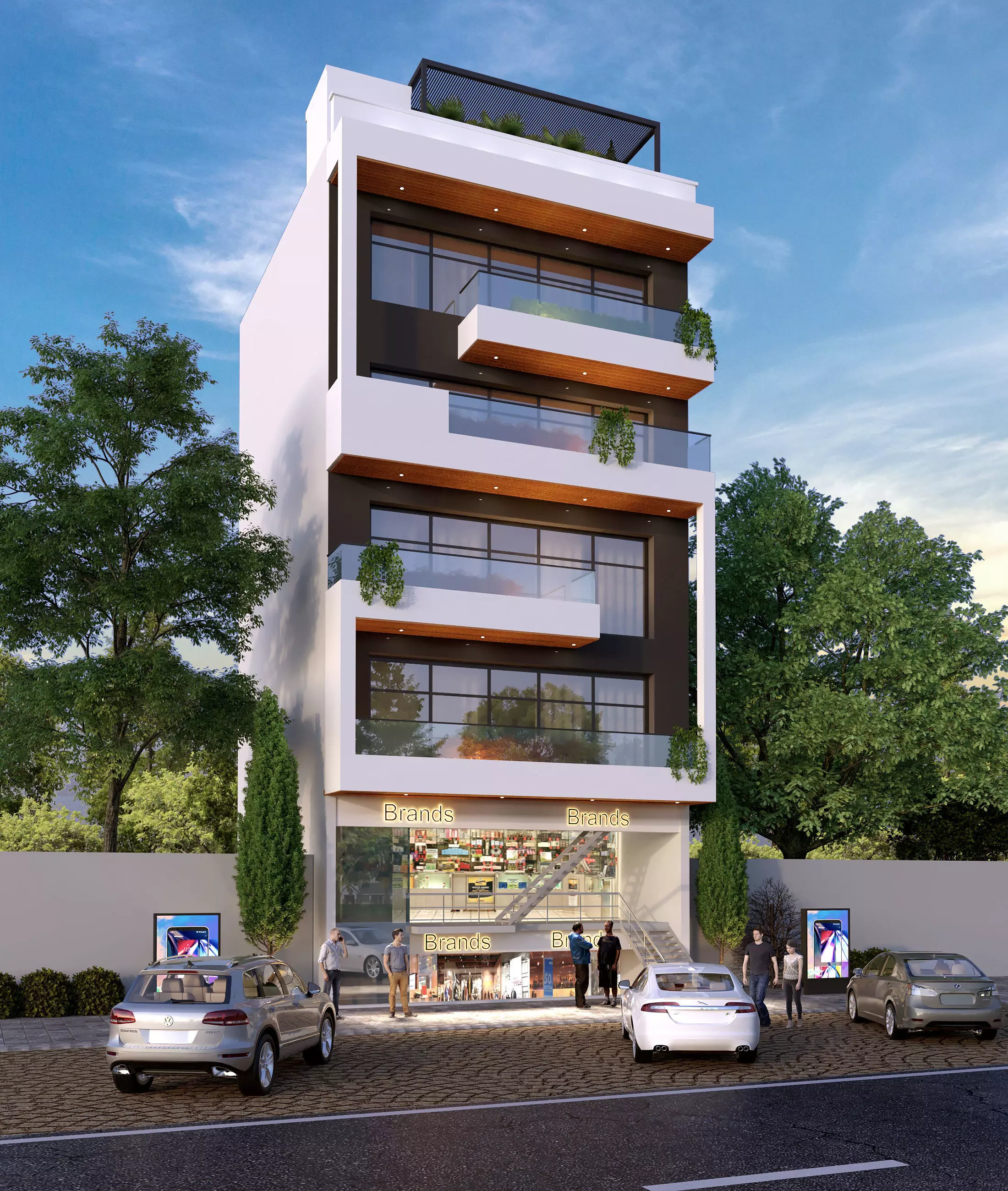 City Building Commercial 3D model