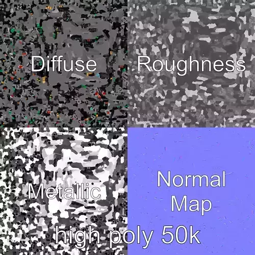 High-End Mixer Station 3D model pack