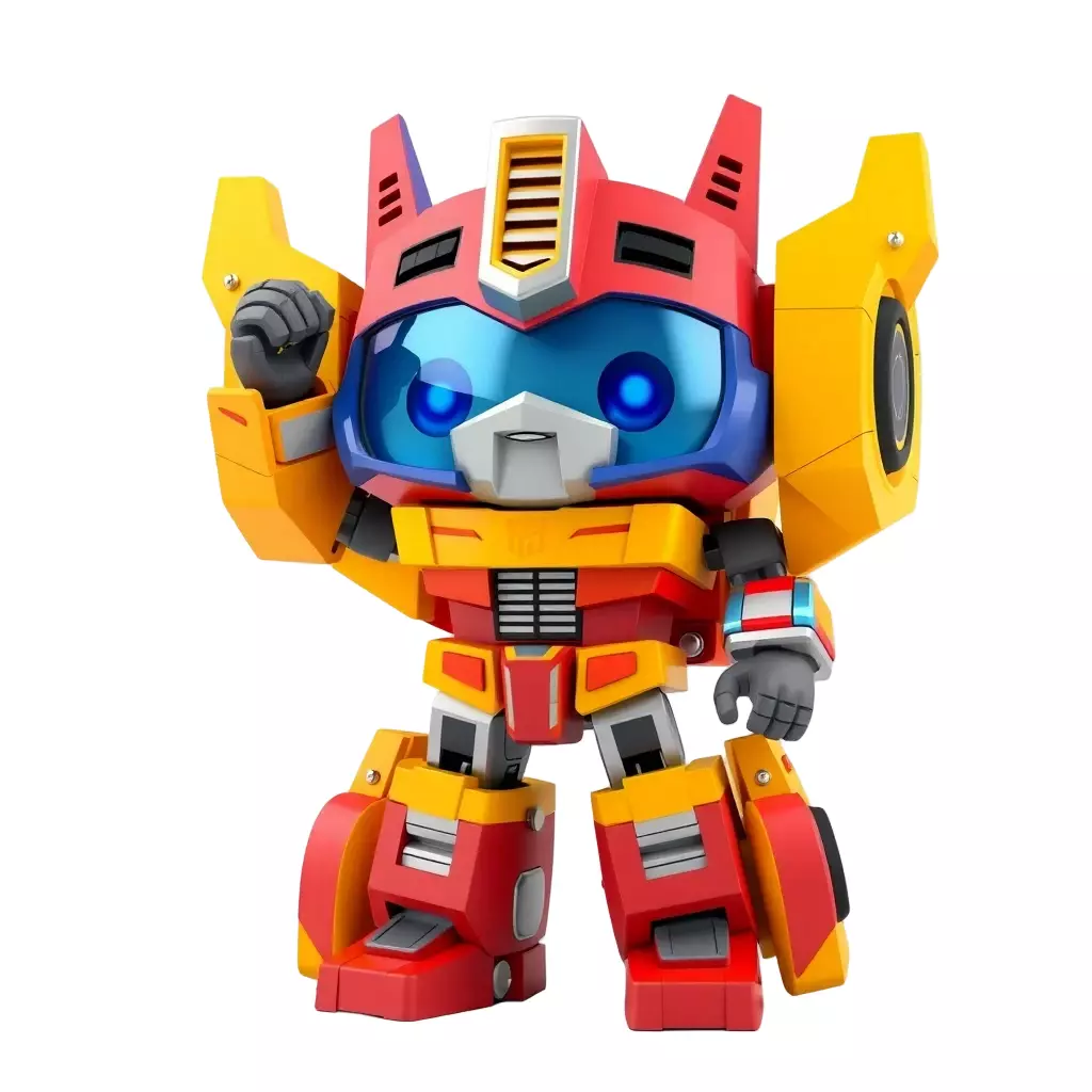 transformers 3D rendering of a cartoon character 3D print model