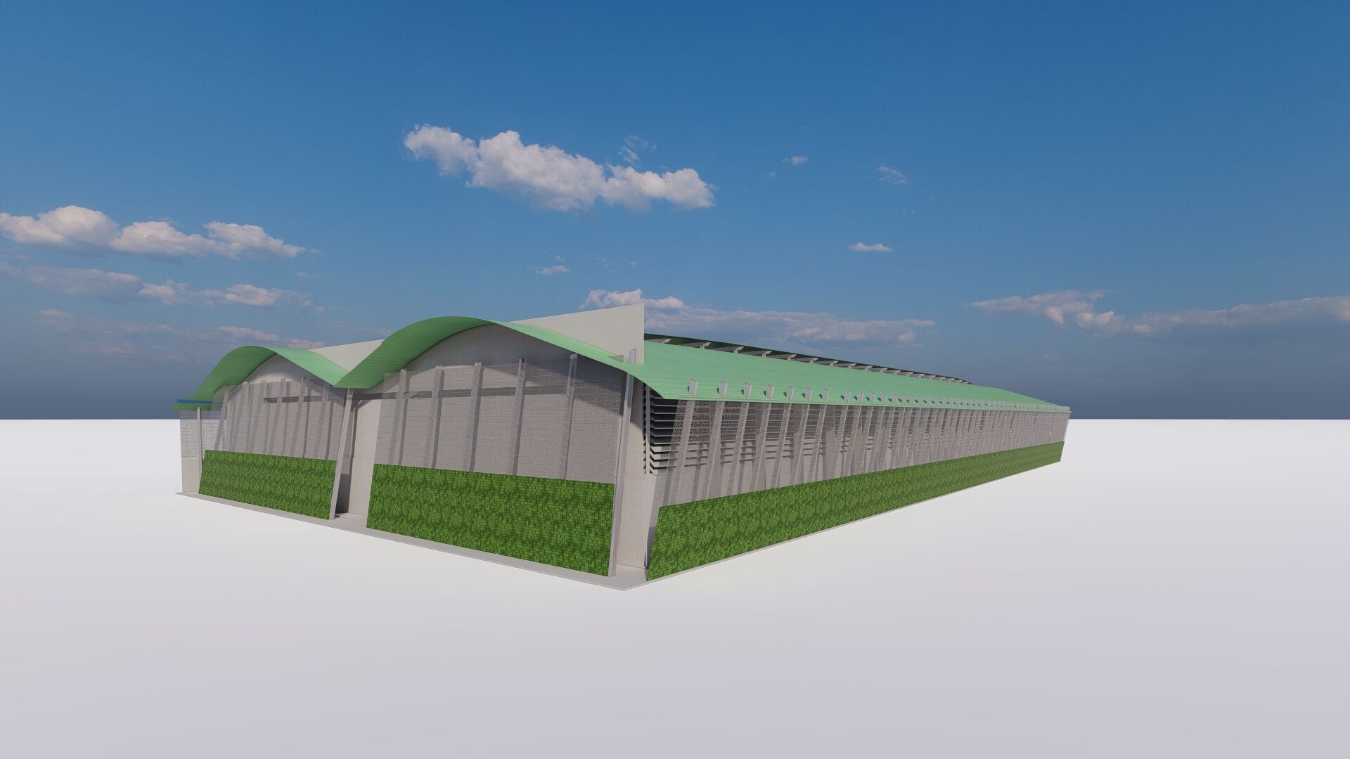 Warehouse-Warehouse Building  3D model_4