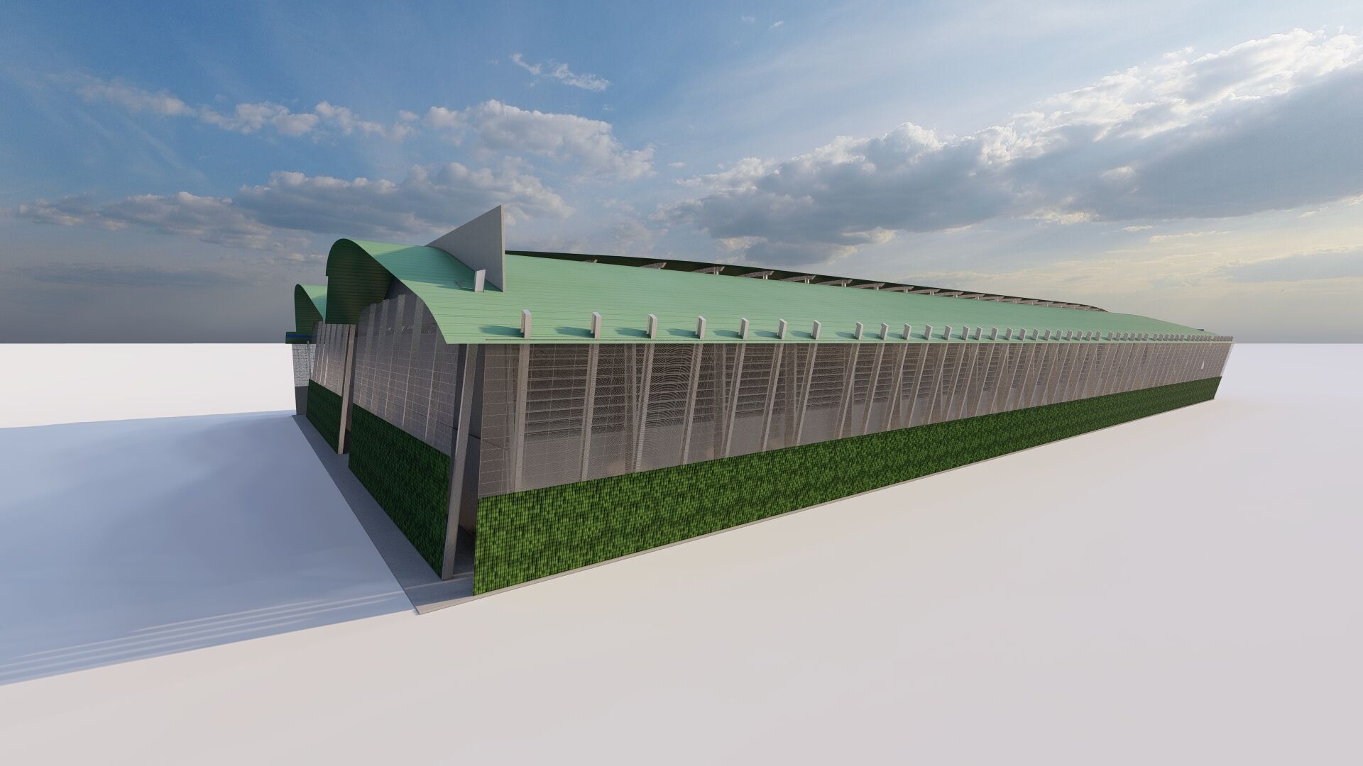 Warehouse-Warehouse Building  3D model_10