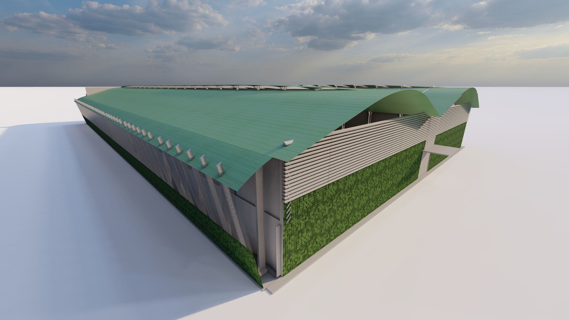 Warehouse-Warehouse Building  3D model_13