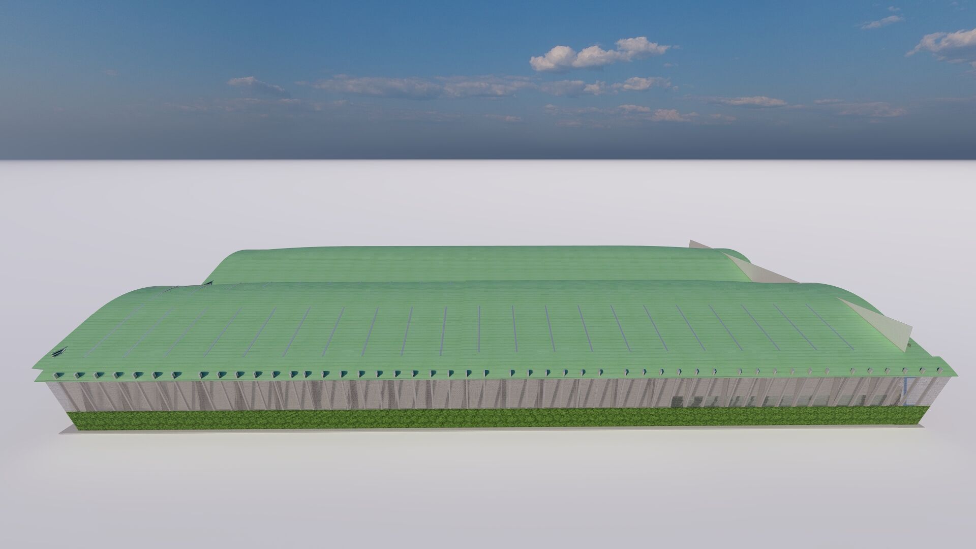 Warehouse-Warehouse Building  3D model_11