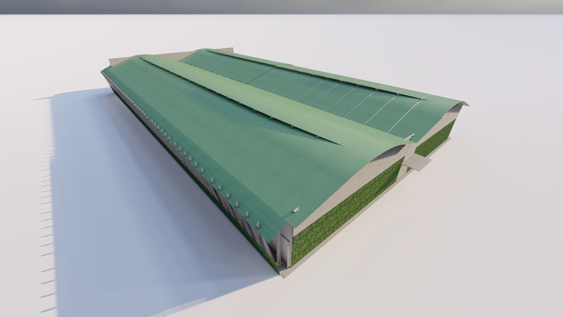 Warehouse-Warehouse Building  3D model_1